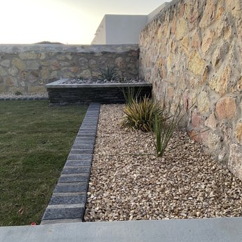 Flores Concrete & Landscaping - Another section of back yard - Landscaping Near Me - El Paso, Texas