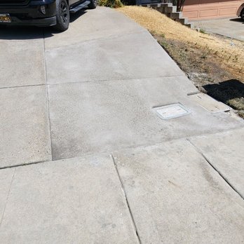Sams Concrete Specials - Grass area now more driveway for me - Masonry/Concrete Near Me - Pittsburg, California