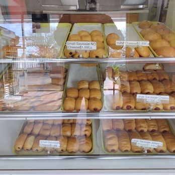 Jusan Donuts - case of those - Donuts Near Me - Texas City, Texas