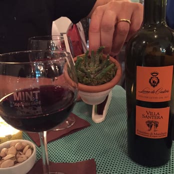 Mint Garden Cafè - A bottle of wine with a couple engineers from Switzerland! And bébé cactus! - Florists Near Me - Milan, Michigan