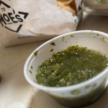 Moe's Southwest Grill - Green salsa option.. - Mexican Near Me - Viera, Florida