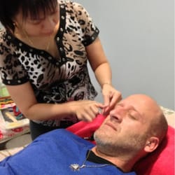 Tech Nail 2 - Tina takes care of men's eyebrows and gives the best pedicures.