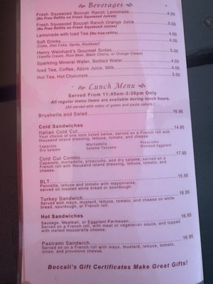 Menu photo 3 Boccali's Pizza & Pasta Ojai, CA