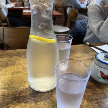 Noodle Dynasty - Individual water carafes for each table - Chinese Near Me - Berkeley, California