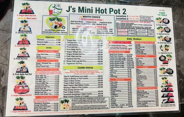 Menu photo 6 J's Mini Hot Pot Duluth, GA