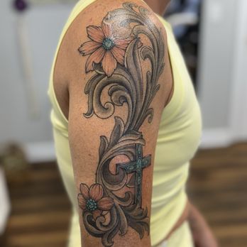 Jenna’s Ink - Sleeve tattoo - Tattoo Near Me - Wake Forest, North Carolina