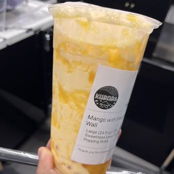 Kuboba Spot - Mango with Mango Wall - Bubble Tea Near Me - Berkeley, California Kuboba Spot - Mango with Mango Wall - Bubble Tea Near Me - Berkeley, California