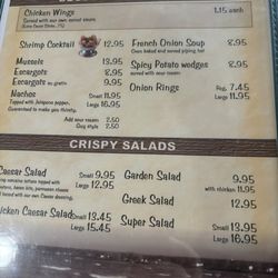 La Source - Appetizer and salad menu
