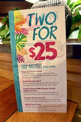 Menu photo 3 Bahama Breeze Tampa, FL