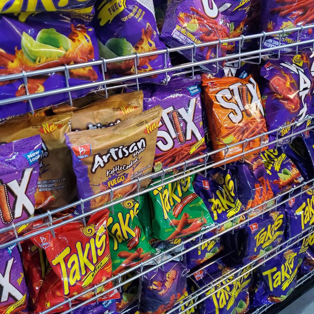 Chevron - a variety of snacks on display in a grocery store - Gas Stations Near Me - Las Vegas, Nevada Chevron - a variety of snacks on display in a grocery store - Gas Stations Near Me - Las Vegas, Nevada