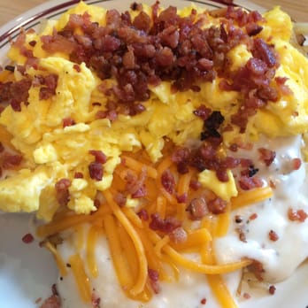 Huddle House - Smothered biscuit with bacon - Breakfast & Brunch Near Me - Virginia Beach, Virginia Huddle House - Smothered biscuit with bacon - Breakfast & Brunch Near Me - Virginia Beach, Virginia