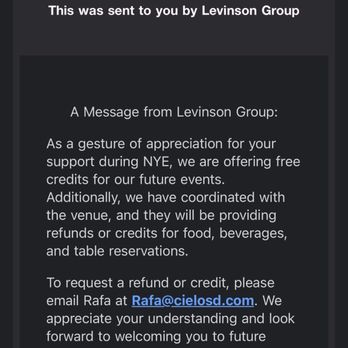 Cielo Rooftop Lounge - Levinson group staying Cielo could provide refunds - Cocktail Bars Near Me - San Diego, California Cielo Rooftop Lounge - Levinson group staying Cielo could provide refunds - Cocktail Bars Near Me - San Diego, California