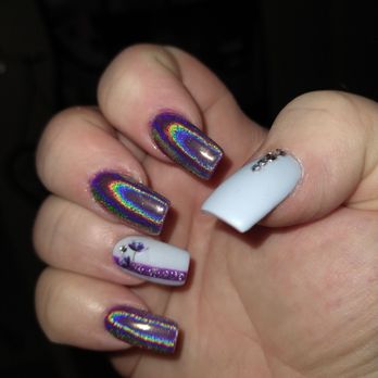 The Nails Workshop - Nails by Mimi. Acrylic fill with gel polish overlay. Lucy the owner helped pick colors! Brilliant. - Nail Salons Near Me - San Diego, California The Nails Workshop - Nails by Mimi. Acrylic fill with gel polish overlay. Lucy the owner helped pick colors! Brilliant. - Nail Salons Near Me - San Diego, California