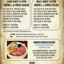 Pink Heifer Saloon and Smokehouse - Here is page 4 of the March 17, 2023 menu.
