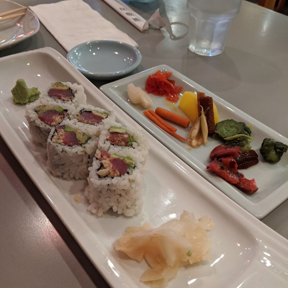 Koto Japanese Restaurant - Rockland Roll with side of pickled veggies - Japanese Near Me - Suffern, New York