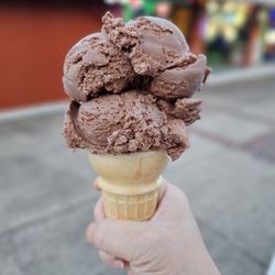 Sylvan Beach Amusment Park - That double chocolate scoop