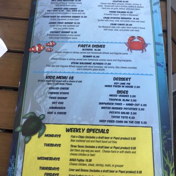 Rick's Reef - Menu - Seafood Near Me - St. Pete Beach, Florida Rick's Reef - Menu - Seafood Near Me - St. Pete Beach, Florida