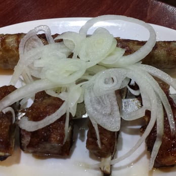 Cheburechnaya - Lulya (top) and lamb rib (bottom) kebabs - Kosher Near Me - Rego Park, New York Cheburechnaya - Lulya (top) and lamb rib (bottom) kebabs - Kosher Near Me - Rego Park, New York