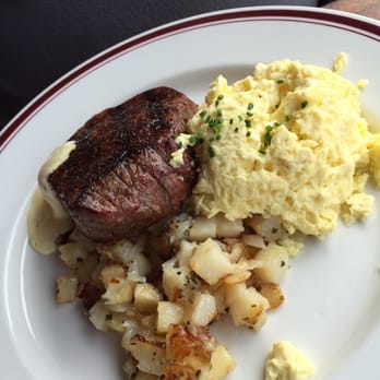 Ozzie's Good Eats - Filet and eggs - American Near Me - Fairfax, Virginia