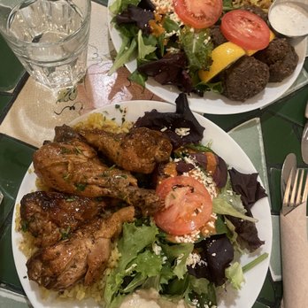 La Mediterranee - Chicken Pomegranate Dinner + New Lebanese Beef Kibbeh - Middle Eastern Near Me - San Francisco, California La Mediterranee - Chicken Pomegranate Dinner + New Lebanese Beef Kibbeh - Middle Eastern Near Me - San Francisco, California