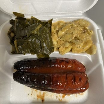 Uncle Andre's BBQ - 2 Beef Hot Links Dinner - Barbeque Near Me - Studio City, California