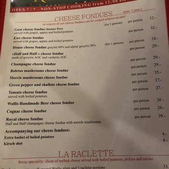 Auberge de Savièse - Swiss Food Near Me - Geneva, GE