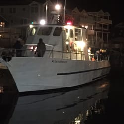 Returning from 12 sea bass trip!