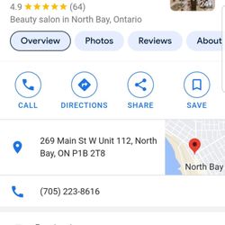 Rogue Alchemy Beauty Lounge - Google Listing with phone number and address.