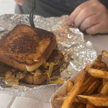 Sage Eatery - Local with American minus the green chiles with extra onions on toast, well toasted - Southern Near Me - Pagosa Springs, Colorado