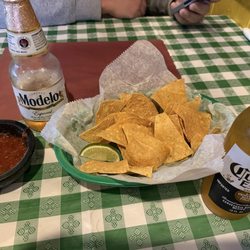 Luna's Mexican Restaurant - Chips were hot and delish!