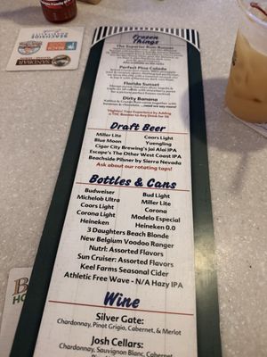 Menu photo 1 Crabby's Beachside Pavilion Clearwater Beach, FL