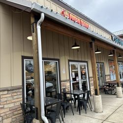 Fuego Tacos - Outside has a couple of seats