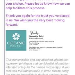Pt2 last reply from Samantha office manager Pt2 last reply from Samantha office manager