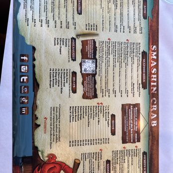 Smashin Crab - Menu - Seafood Near Me - San Antonio, Texas Smashin Crab - Menu - Seafood Near Me - San Antonio, Texas