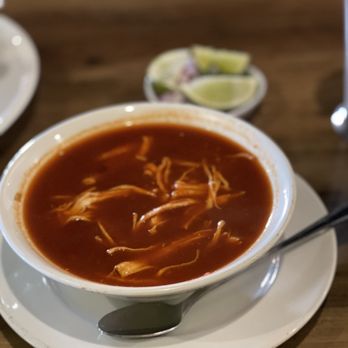 Nuestro Mexico Tacos and Bar - A cup of the chicken pozole which my boyfriend stole and inhaled! - Bars Near Me - Bakersfield, California Nuestro Mexico Tacos and Bar - A cup of the chicken pozole which my boyfriend stole and inhaled! - Bars Near Me - Bakersfield, California