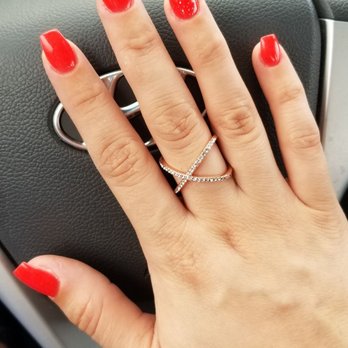 Diamond Nail Spa - Powder dip manicure done by John, such a great job, got so many compliments and this manicure lasted 4 weeks with no chipping what so ever! - Waxing Near Me - Modesto, California Diamond Nail Spa - Powder dip manicure done by John, such a great job, got so many compliments and this manicure lasted 4 weeks with no chipping what so ever! - Waxing Near Me - Modesto, California