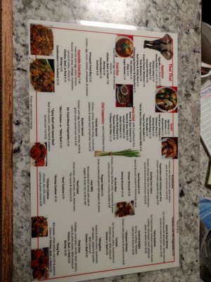 Menu photo 1 Thai Thai Amarillo, TX