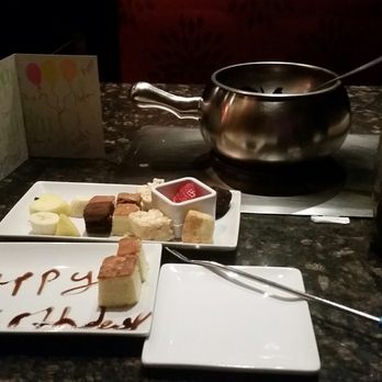The Melting Pot - A kind and tasty dessert offering for my birthday. - Fondue Near Me - Harrisburg, Pennsylvania The Melting Pot - A kind and tasty dessert offering for my birthday. - Fondue Near Me - Harrisburg, Pennsylvania