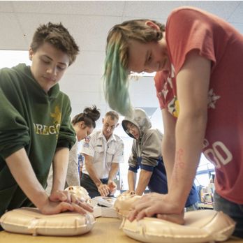 Safety First CPR & First Aid - AHA instructor teaching CPR classes at Marshfield High School. - CPR Classes Near Me Safety First CPR & First Aid - AHA instructor teaching CPR classes at Marshfield High School. - CPR Classes Near Me