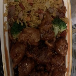 General tso's chicken combo with fried rice