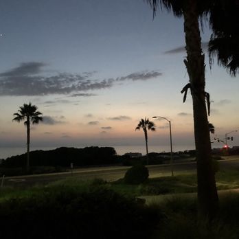 Chandler's Oceanfront Dining - Beach/sunset view from front patio - New American Near Me - Carlsbad, California