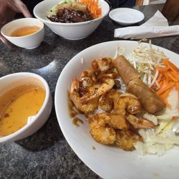 Verm V5. Grilled Shrimp Vermicelli +1 Vietnamese Eggroll Verm V5. Grilled Shrimp Vermicelli +1 Vietnamese Eggroll