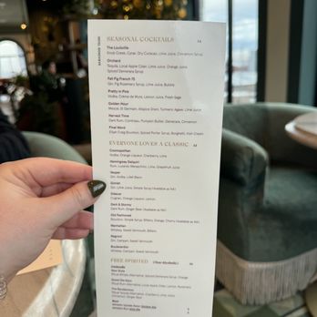 Hotel Genevieve - Rooftop bar menu - Wine Bars Near Me - Louisville, Kentucky