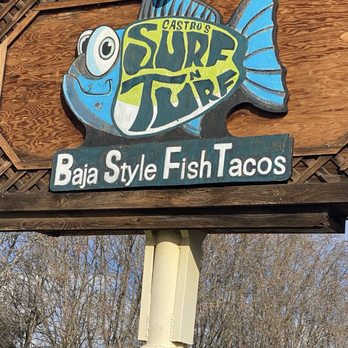 Castro's Surf and Turf - The sign so you don't miss it - Mexican Near Me - King City, California