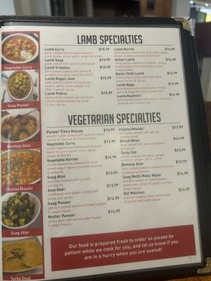 Menu photo 3 Buffalo Tikka House Buffalo, NY