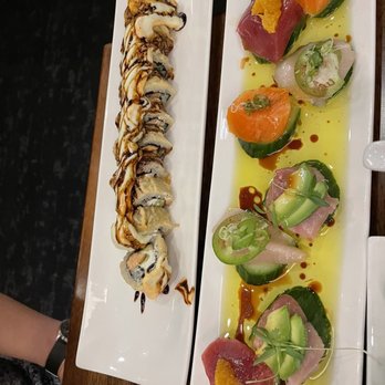 Miyazaki - Sin city roll & sashimi platter - Japanese Near Me - Murray, Utah