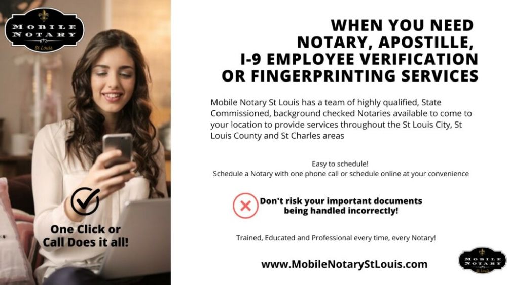 MOBILE NOTARY ST LOUIS Request a Quote Saint Louis, Missouri