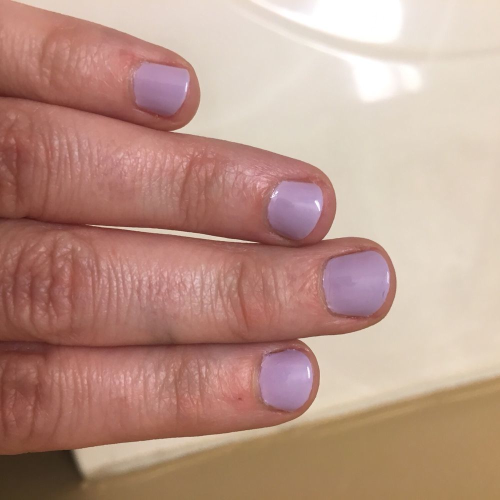 Really short nails because Brian clipped them off without asking what length I wanted.