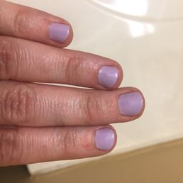 Really short nails because Brian clipped them off without asking what length I wanted. Really short nails because Brian clipped them off without asking what length I wanted.