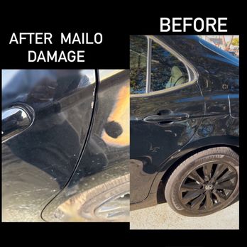 Mailo's Auto Body - Before and after pictures of the car before and after with the damage Mailo caused! - Body Shops Near Me - Hollister, California Mailo's Auto Body - Before and after pictures of the car before and after with the damage Mailo caused! - Body Shops Near Me - Hollister, California